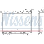 Radiateur Refroidissement Moteur Pour Nissan 100 NX Sunny III 21410-50Y10