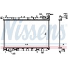 Radiateur Refroidissement Moteur Pour Nissan Almera I Hatchback 21400-0M100
