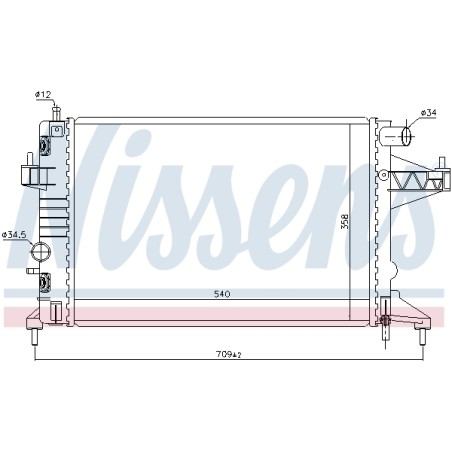 Radiateur Refroidissement Moteur Pour Opel Corsa C Tigra Vauxhall Corsa (C)
