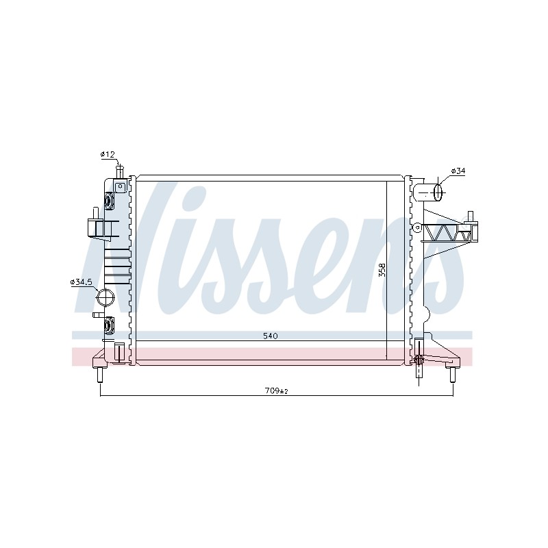 Radiateur Refroidissement Moteur Pour Opel Corsa C Tigra Vauxhall Corsa (C)