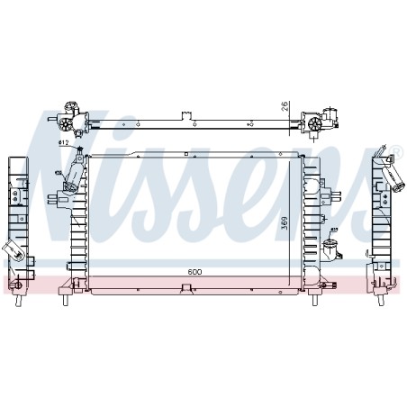 Radiateur Refroidissement Moteur Pour Opel Astra H Zafira B Family Vauxhall