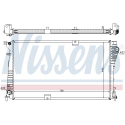 Radiateur Refroidissement Moteur Pour Renault Opel Nissan Vauxhall 2140000Q0D