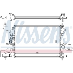 Radiateur Refroidissement Moteur Pour Opel Chevrolet Vauxhall 1300302 13267656