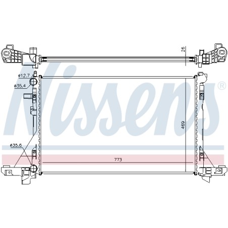 Radiateur Refroidissement Moteur Pour Renault Opel Nissan Vauxhall 214106759R