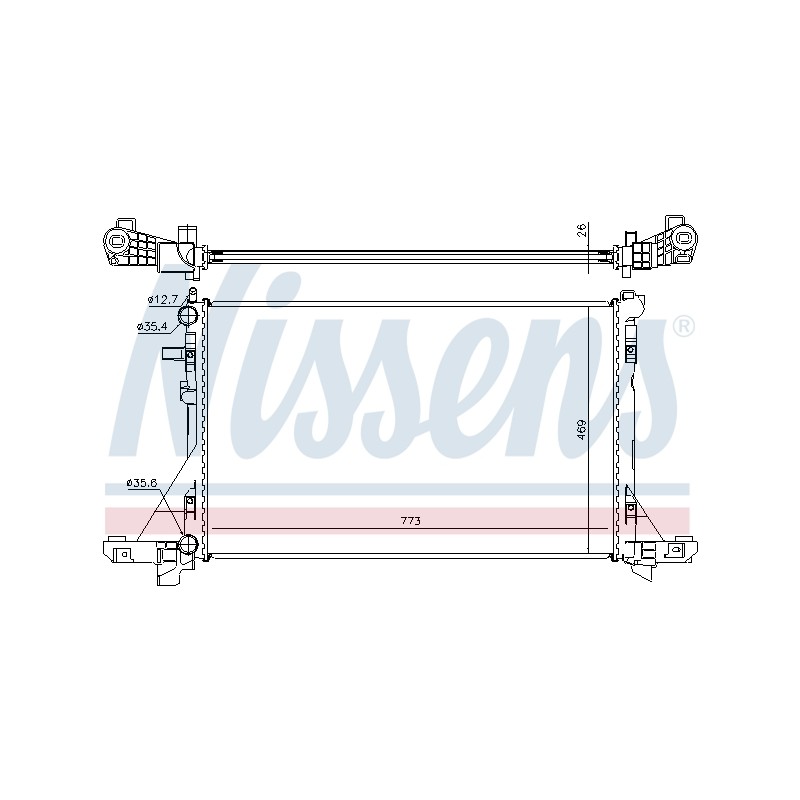 Radiateur Refroidissement Moteur Pour Renault Opel Nissan Vauxhall 214106759R