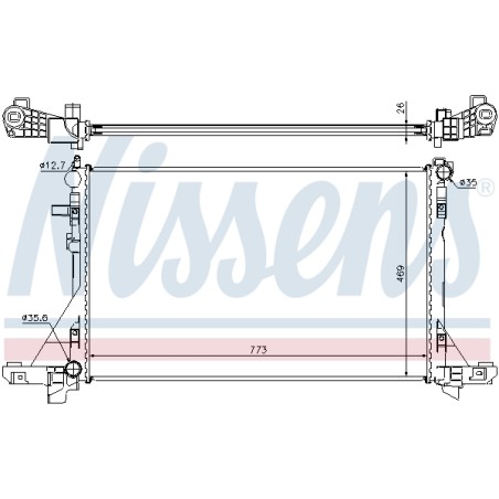 Radiateur Refroidissement Moteur Pour Renault Opel Nissan Vauxhall 214107641R