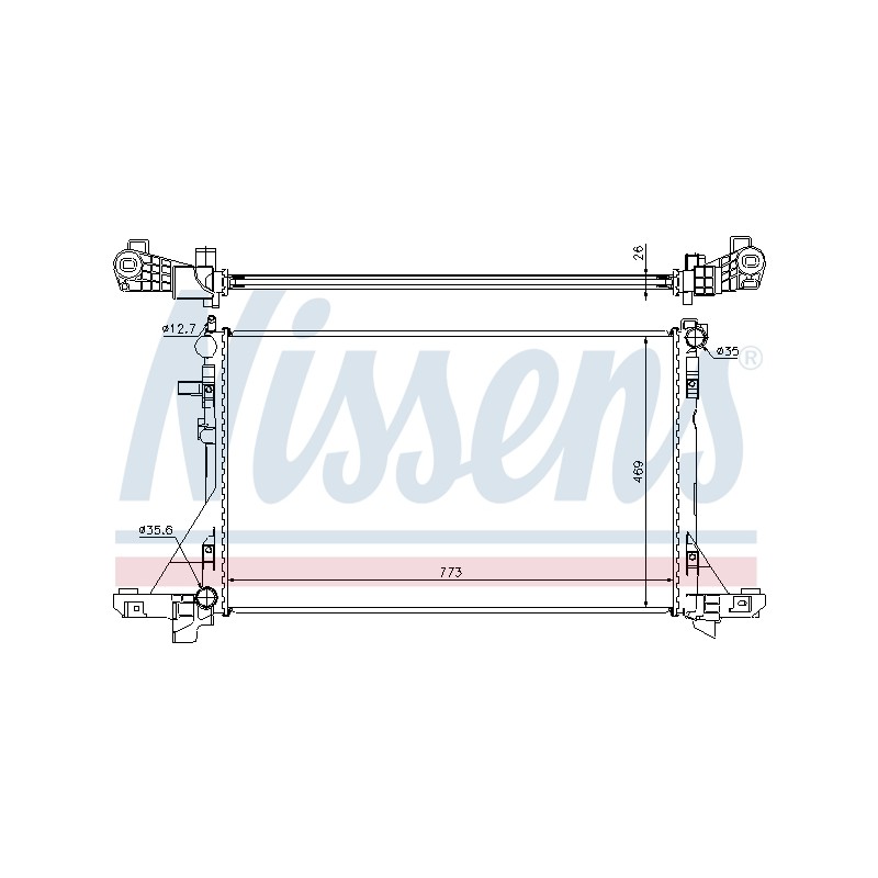 Radiateur Refroidissement Moteur Pour Renault Opel Nissan Vauxhall 214107641R