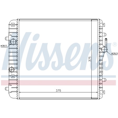 Radiateur Refroidissement Moteur Pour Opel Agila (A) Vauxhall Agila MK I (A)