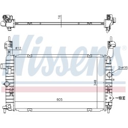 Radiateur Refroidissement Moteur Pour Opel Meriva A Vauxhall Meriva MK I (A)
