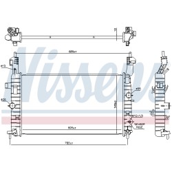 Radiateur Refroidissement Moteur Pour Opel Meriva A Vauxhall Meriva MK I (A)