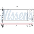 Radiateur Refroidissement Moteur Pour Opel Agila (A) Suzuki Subaru Justy III