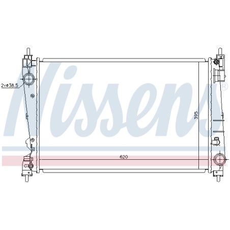 Radiateur Refroidissement Moteur Pour Opel Corsa D Vauxhall CorsaI (D) 1300337