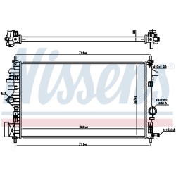 Radiateur Refroidissement Moteur Pour Opel Insignia A Vauxhall Insignia MK I (A)
