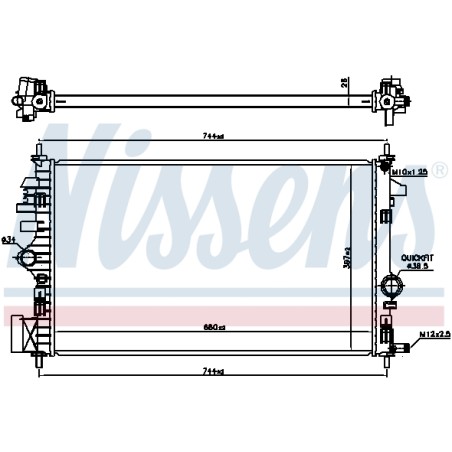 Radiateur Refroidissement Moteur Pour Opel Insignia A Vauxhall Insignia MK I (A)