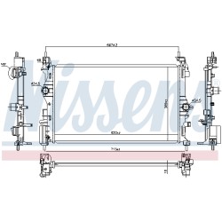 Radiateur Refroidissement Moteur Pour Opel Adam Corsa E Vauxhall Adam