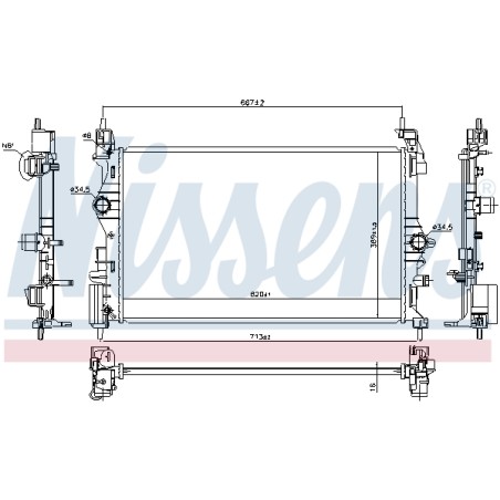 Radiateur Refroidissement Moteur Pour Opel Adam Corsa E Vauxhall Adam