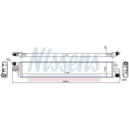 Radiateur Refroidissement Moteur Pour Renault Opel Nissan Vauxhall 2147000Q0A