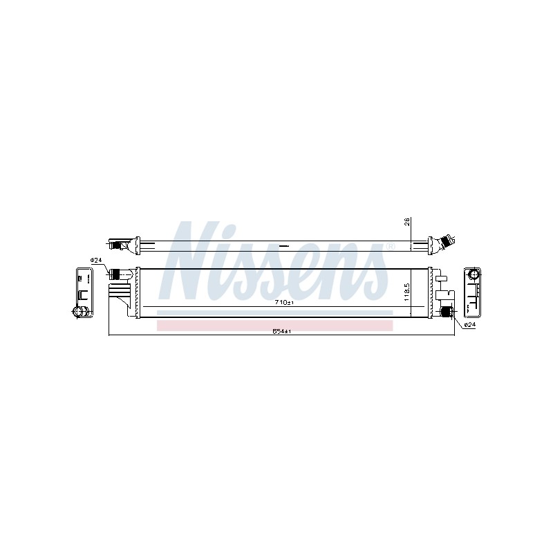 Radiateur Refroidissement Moteur Pour Renault Opel Nissan Vauxhall 2147000Q0A