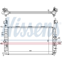 Radiateur Refroidissement Moteur Pour Opel Meriva A Vauxhall Meriva MK I (A)