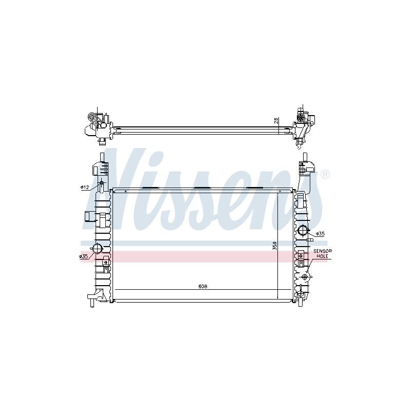 Radiateur Refroidissement Moteur Pour Opel Meriva A Vauxhall Meriva MK I (A)