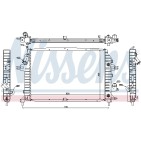 Radiateur Refroidissement Moteur Pour Opel Astra H Zafira B Family Vauxhall