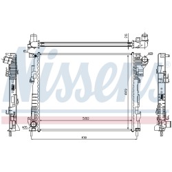 Radiateur Refroidissement Moteur Pour Renault Opel Nissan Vauxhall 4416948