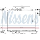 Radiateur Refroidissement Moteur Pour Peugeot 206 206+ 307 308 2008 I Partner