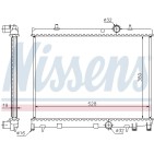 Radiateur Refroidissement Moteur Pour Peugeot 206 1330.N2 96483977