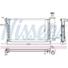 Radiateur Refroidissement Moteur Pour Peugeot 106 I 1301.C6 1301.D0 1301ZQ