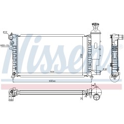 Radiateur Refroidissement Moteur Pour Peugeot 106 I 1301.C6 1301.D0 1301ZQ