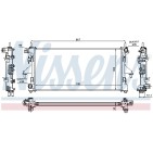Radiateur Refroidissement Moteur Pour Peugeot Fiat Ducato Citroën 1361274080
