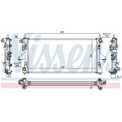 Radiateur Refroidissement Moteur Pour Peugeot Boxer Citroën Jumper 1330.X6