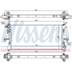 Radiateur Refroidissement Moteur Pour Fiat Ducato 1367533080