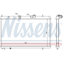 Radiateur Refroidissement Moteur Pour Peugeot 607 807 Citroën C5 I C8