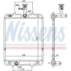 Radiateur Refroidissement Moteur Pour Peugeot Toyota Aygo Citroën 164000Q030