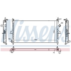 Radiateur Refroidissement Moteur Pour Peugeot 407 508 I Citroën C5 III C6