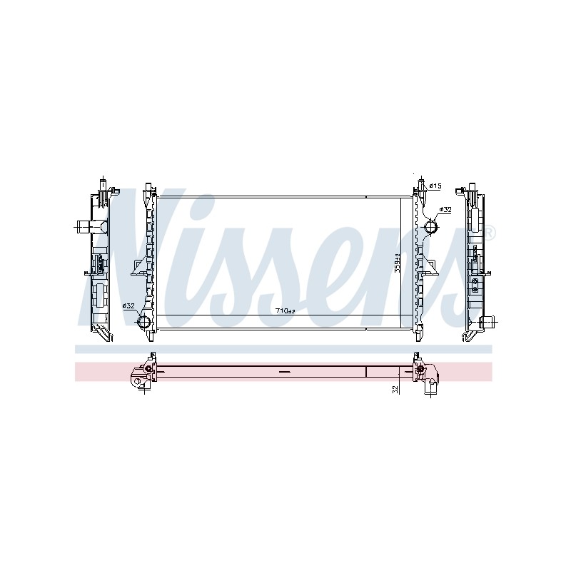 Radiateur Refroidissement Moteur Pour Peugeot 407 508 I Citroën C5 III C6