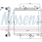Radiateur Refroidissement Moteur Pour Peugeot 3008 Citroën DS5 DS DS5