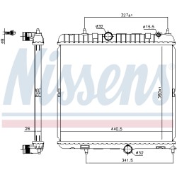 Radiateur Refroidissement Moteur Pour Peugeot 3008 Citroën DS5 DS DS5