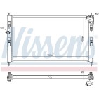 Radiateur Refroidissement Moteur Pour Peugeot 4008 Citroën Mitsubishi 1350A763