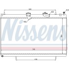Radiateur Refroidissement Moteur Pour Peugeot 407 607 Citroën C5 III C6