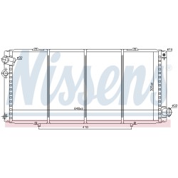 Radiateur Refroidissement Moteur Pour Peugeot 205 II 1301.C1 1301.K4 1301ZN