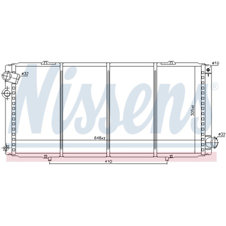 Radiateur Refroidissement Moteur Pour Peugeot 205 II 1301.C1 1301.K4 1301ZN