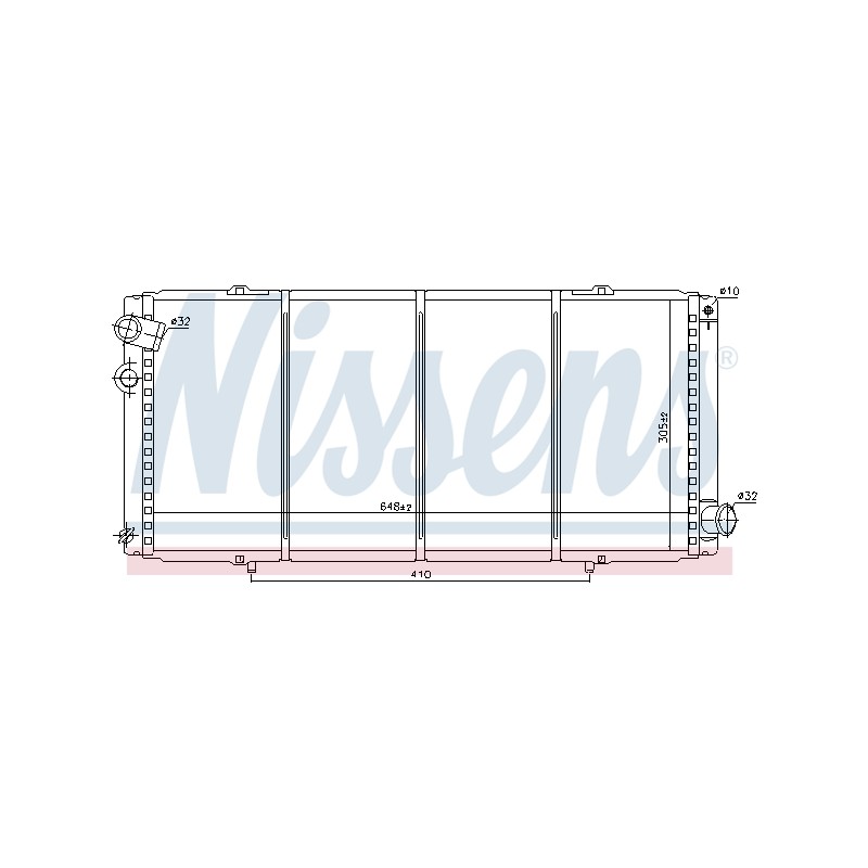Radiateur Refroidissement Moteur Pour Peugeot 205 II 1301.C1 1301.K4 1301ZN