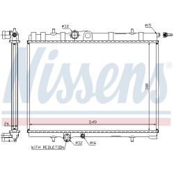 Radiateur Refroidissement Moteur Pour Peugeot 206 206+ 307 Citroën C4 I Xsara