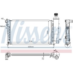 Radiateur Refroidissement Moteur Pour Peugeot 106 II Citroën Saxo 1330.87
