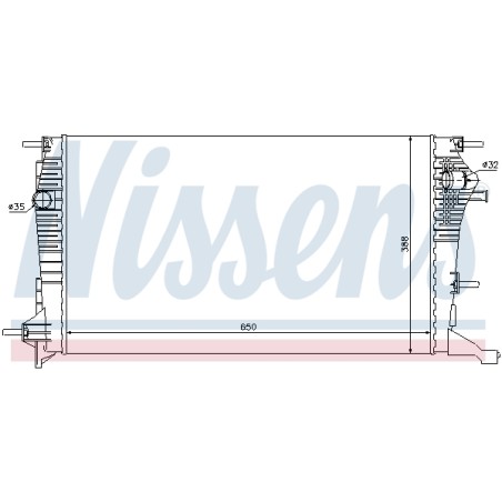 Radiateur Refroidissement Moteur Pour Renault Fluence Megane CC III 21410-0016R