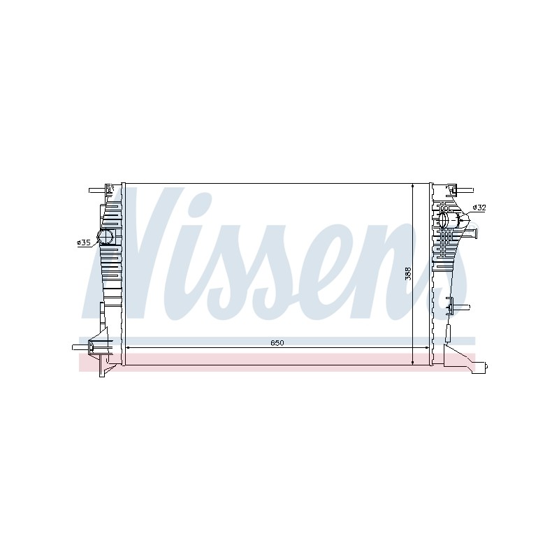 Radiateur Refroidissement Moteur Pour Renault Fluence Megane CC III 21410-0016R