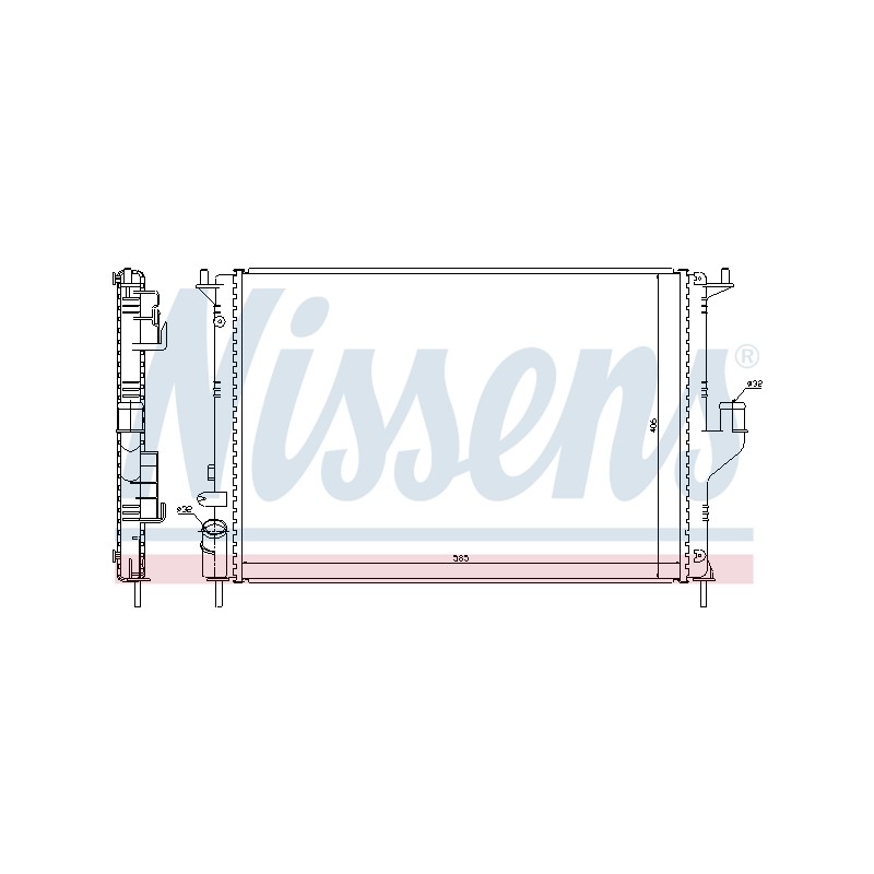 Radiateur Refroidissement Moteur Pour Renault Duster Logan Express I Sandero