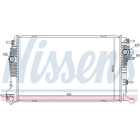 Radiateur Refroidissement Moteur Pour Renault Grand Scénic III 214100015R